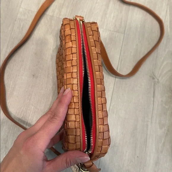 Clare V midi sac natural woven checker - Picture 6 of 9